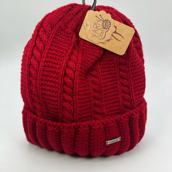 CozyCraft Double Insulated Beanie:Red Warmth in Style! - Picture 1 of 3